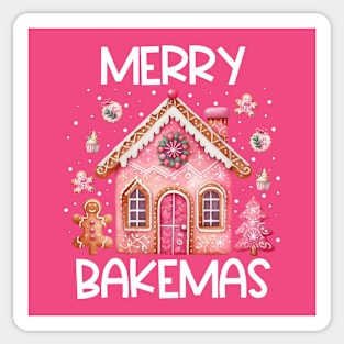 Merry Bakemas - Gingerbread House Christmas Sticker